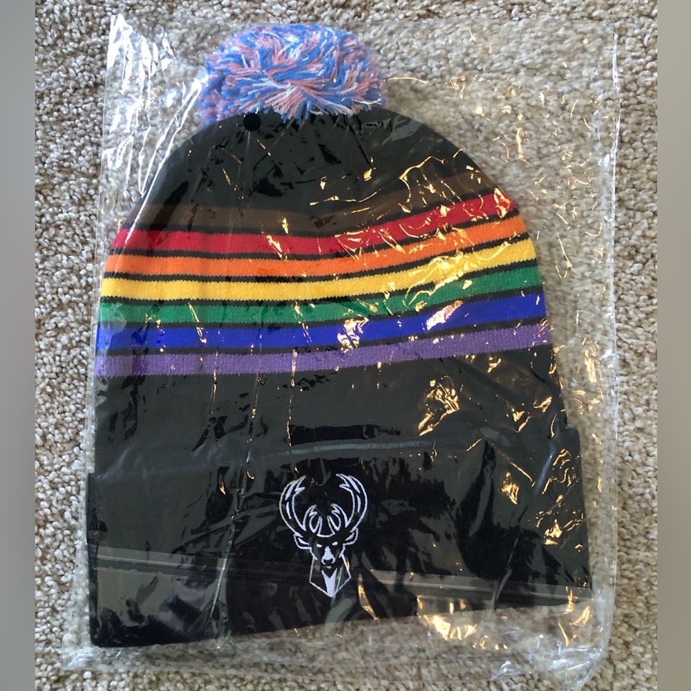 Milwaukee Bucks Pride Beanie